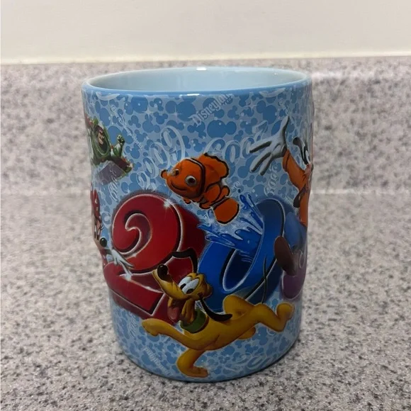 Disney Blue Mug with Iconic Disney Characters & Castle Logo - Picture 4 of 12
